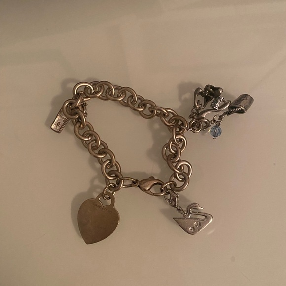 Tiffany & Co. Silver Heart Charm Bracelet - Picture 1 of 6